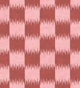 Checkmate Wallpaper by Woodchip & Magnolia Cherry Red