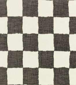 Checkmate Fabric by Zinc Obsidian Checkmate Fabric by Zinc Obsidian