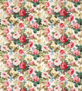 Chelsea Fabric by Sanderson white/Pink