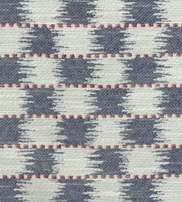 Chequers Fabric by Titley and Marr Indigo Chequers Fabric by Titley and Marr Indigo