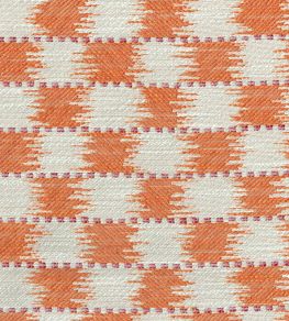 Chequers Fabric by Titley and Marr Paprika Chequers Fabric by Titley and Marr Paprika