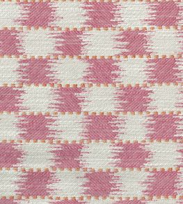 Chequers Fabric by Titley and Marr Rose