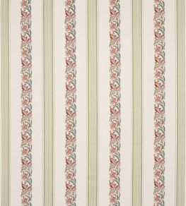 Chesham Fabric by Colefax And Fowler Red/Green Chesham Fabric by Colefax And Fowler Red/Green