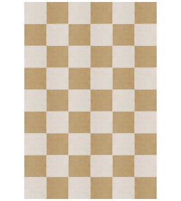 Chess Flatweave Rug by Layered Harvest Yellow Chess Flatweave Rug by Layered Harvest Yellow