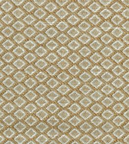 Chess Fabric by Titley and Marr Gold Chess Fabric by Titley and Marr Gold
