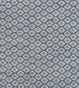 Chess Fabric by Titley and Marr Indigo Chess Fabric by Titley and Marr Indigo