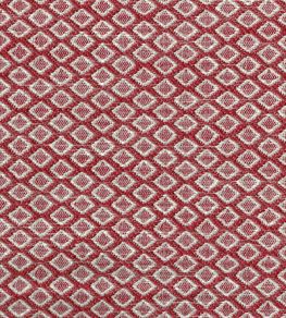 Chess Fabric by Titley and Marr Red Chess Fabric by Titley and Marr Red