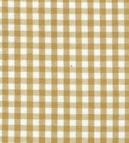 Chichester Check Fabric by Titley and Marr Amber
