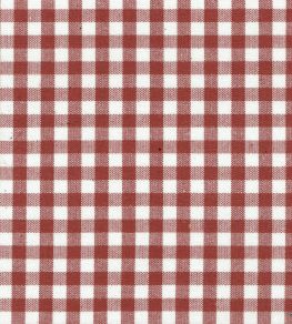Chichester Check Fabric by Titley and Marr Ruby Chichester Check Fabric by Titley and Marr Ruby