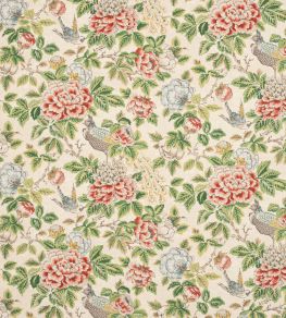 Chilgrove Fabric by Colefax and Fowler Pink/Green Chilgrove Fabric by Colefax and Fowler Pink/Green