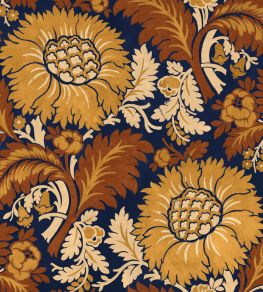 Chinese Damask Wallpaper by Coordonne Mustard Chinese Damask Wallpaper by Coordonne Mustard