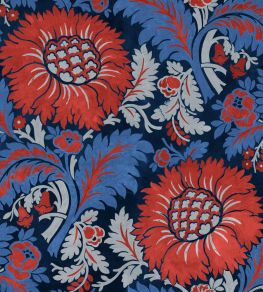 Chinese Damask Wallpaper by Coordonne Vermilion