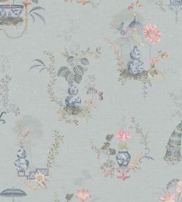 Chinese Porcelain Wallpaper by Eijffinger Light Blue Chinese Porcelain Wallpaper by Eijffinger Light Blue
