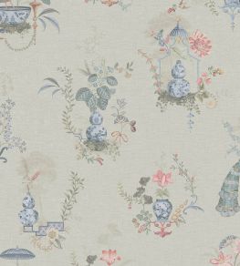 Chinese Porcelain Wallpaper by Eijffinger Sand Chinese Porcelain Wallpaper by Eijffinger Sand