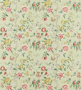 Chinoiserie Hall Fabric by Sanderson Bamboo & Rose