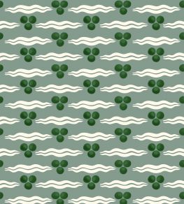 Chintamani Wallpaper by Ottoline Antique Green