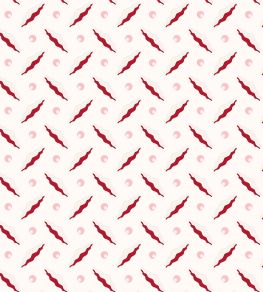 Chintamani Trellis Wallpaper by Ottoline Red and Pink Chintamani Trellis Wallpaper by Ottoline Red and Pink