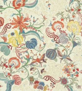 Chintz 21 Fabric by Parker & Jules Carmine Blue Chintz 21 Fabric by Parker & Jules Carmine Blue