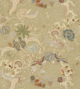 Chintz 21 Fabric by Parker & Jules Sepia Stone Chintz 21 Fabric by Parker & Jules Sepia Stone
