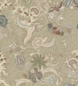 Chintz 21 Wallpaper by Parker & Jules Sepia Stone Chintz 21 Wallpaper by Parker & Jules Sepia Stone