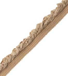 Chrysalis Cord with Tape Trimming by Samuel & Sons Toast Chrysalis Cord with Tape Trimming by Samuel & Sons Toast