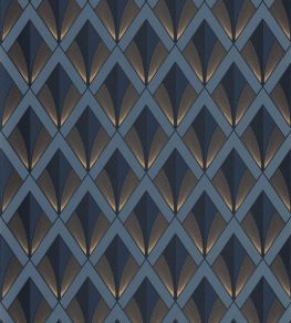 Chrysler Wallpaper by Casadeco Bleu Orage Chrysler Wallpaper by Casadeco Bleu Orage