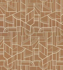 Cinetique Wallpaper by Casamance Cuivre Cinetique Wallpaper by Casamance Cuivre