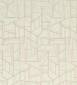 Cinetique Wallpaper by Casamance Sable/Dore Cinetique Wallpaper by Casamance Sable/Dore