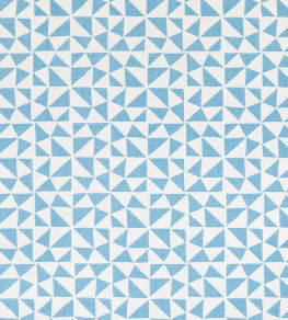 Circus Fabric by Fermoie Sky Blue Circus Fabric by Fermoie Sky Blue