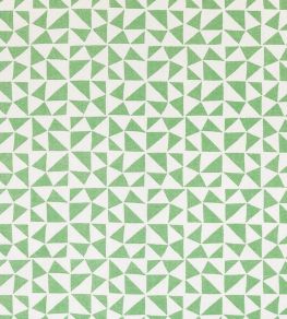 Circus Fabric by Fermoie Green Circus Fabric by Fermoie Green