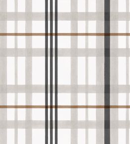 Clans Check Wallpaper by Coordonne Black Clans Check Wallpaper by Coordonne Black