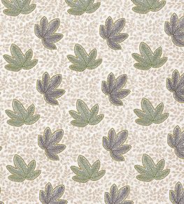 Clarice Fabric by Nina Campbell Pebble/Emerald/Choc Clarice Fabric by Nina Campbell Pebble/Emerald/Choc