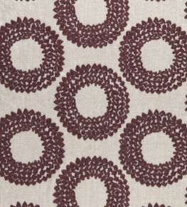 Dashiki Fabric by Clarke & Clarke Plum