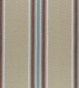 Imani Fabric by Clarke & Clarke Cinnabar/Aqua