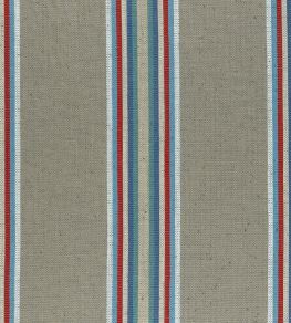 Imani Fabric by Clarke & Clarke Indigo/Red Imani Fabric by Clarke & Clarke Indigo/Red