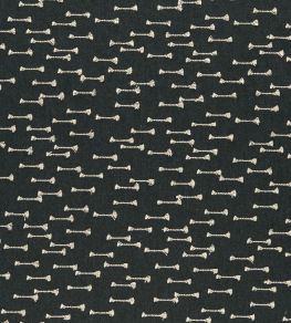 Nala Fabric by Clarke & Clarke Charcoal Nala Fabric by Clarke & Clarke Charcoal