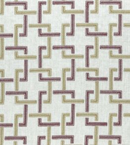 Sekai Fabric by Clarke & Clarke Orchid/Willow Sekai Fabric by Clarke & Clarke Orchid/Willow
