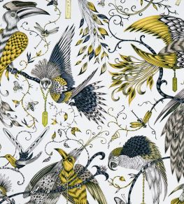 Emma J Shipley Audubon Fabric by Clarke & Clarke Gold