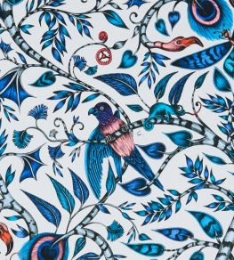 Emma J Shipley Rousseau Fabric by Clarke & Clarke Blue