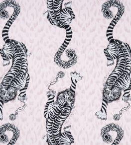 Emma J Shipley Tigris Fabric by Clarke & Clarke Pink