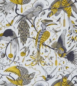 Emma J Shipley Audubon Wallpaper by Clarke & Clarke Gold