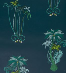 Emma J Shipley Jungle Palms Wallpaper by Clarke & Clarke Navy Emma J Shipley Jungle Palms Wallpaper by Clarke & Clarke Navy