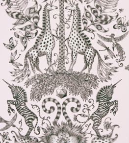 Emma J Shipley Kruger Wallpaper by Clarke & Clarke Pink Emma J Shipley Kruger Wallpaper by Clarke & Clarke Pink