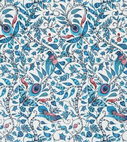 Emma J Shipley Rousseau Wallpaper by Clarke & Clarke Blue Emma J Shipley Rousseau Wallpaper by Clarke & Clarke Blue