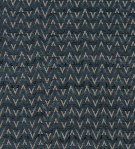 Zion Fabric by Clarke & Clarke Denim Zion Fabric by Clarke & Clarke Denim