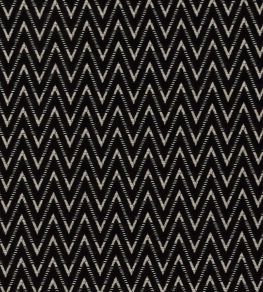 Zion Fabric by Clarke & Clarke Noir Zion Fabric by Clarke & Clarke Noir