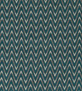 Zion Fabric by Clarke & Clarke Teal