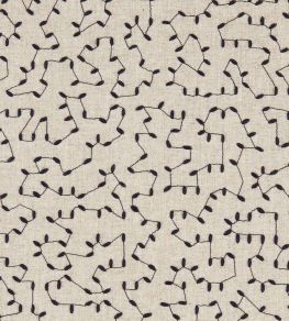 Bibury Fabric by Clarke & Clarke Midnight