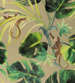 Monkey Business Wallpaper by Clarke & Clarke Gilver Monkey Business Wallpaper by Clarke & Clarke Gilver