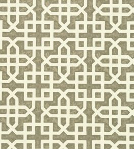 Monserrat Wallpaper by Clarke & Clarke Taupe Monserrat Wallpaper by Clarke & Clarke Taupe